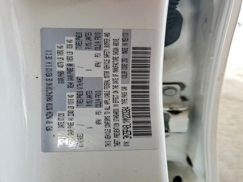 Продажа на аукционе авто 2021 Mazda 3, vin: 3MZBPABL1MM200984, номер лота: 48208786