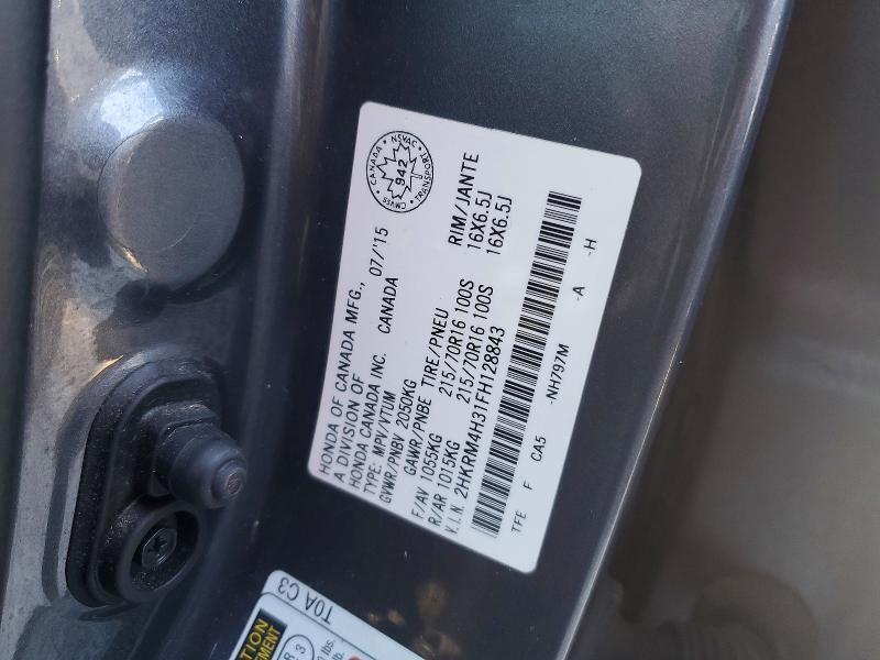 77765115 :رقم المزاد ، 2HKRM4H31FH128843 vin ، 2015 Honda Cr-v مزاد بيع