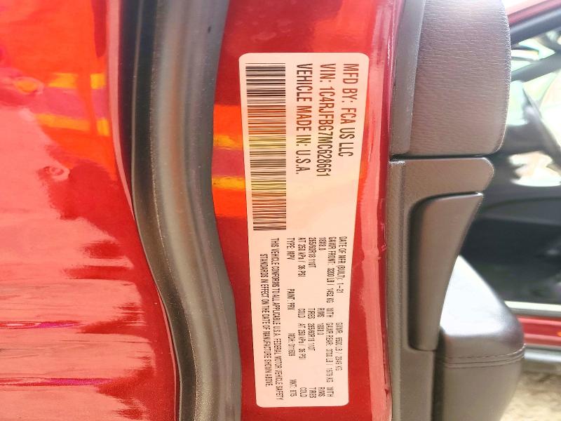 Продаж на аукціоні авто 2021 Jeep Grand Cherokee, vin: 1C4RJFBG7MC628661, номер лоту: 47233026
