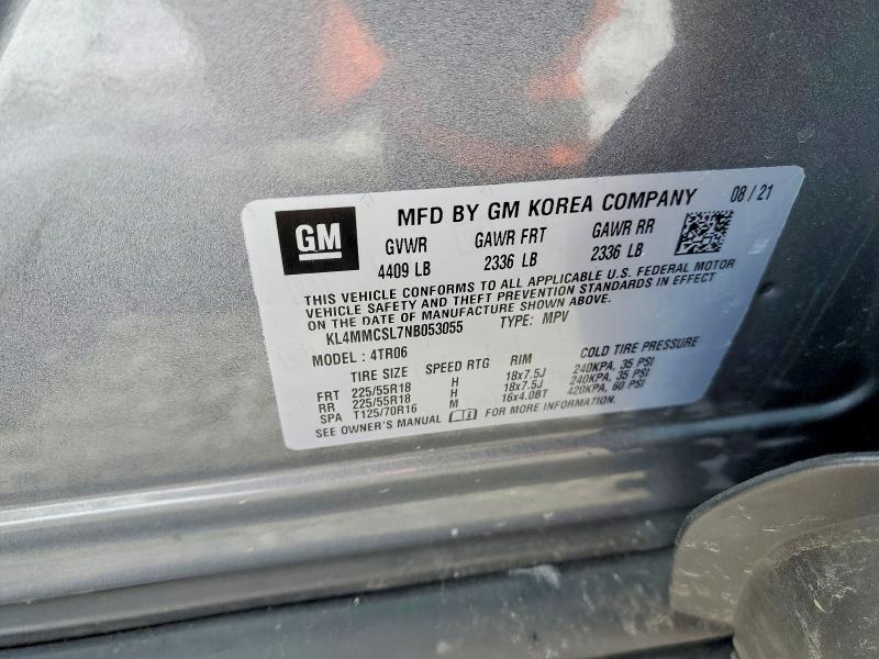 Aukcja sprzedaży 2022 Buick Encore Gx, vin: KL4MMCSL7NB053055, numer aukcji: 46362626