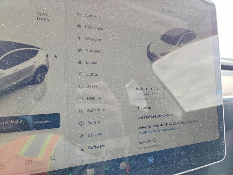 Продаж на аукціоні авто 2023 Tesla Model Y, vin: 7SAYGDEE0PA041430, номер лоту: 47614986