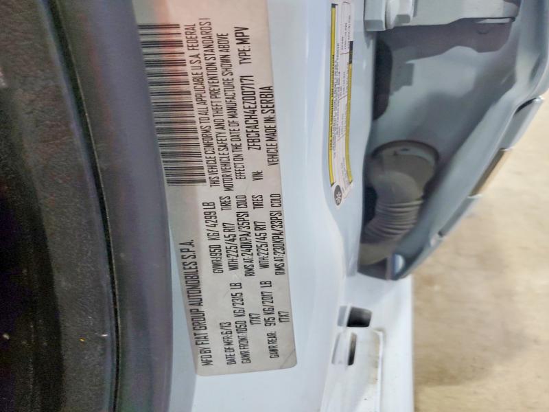 Aukcja sprzedaży 2014 Fiat 500l, vin: ZFBCFACH4EZ007171, numer aukcji: 45930026