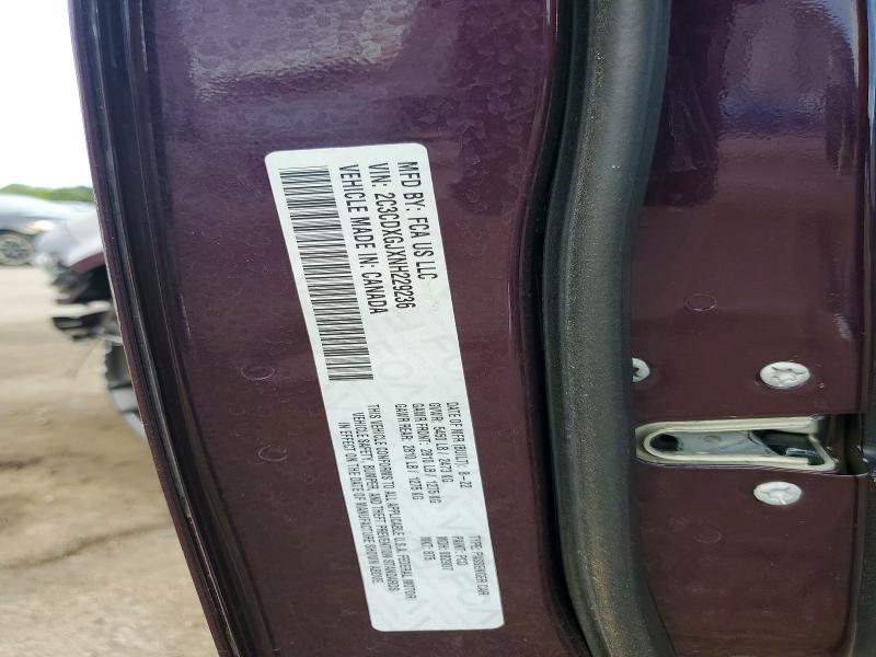 48239496 :رقم المزاد ، 2C3CDXGJXNH229236 vin ، 2022 Dodge Charger مزاد بيع