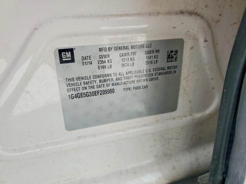Продажа на аукционе авто 2014 Buick Lacrosse, vin: 1G4GE5G30EF209980, номер лота: 79995325