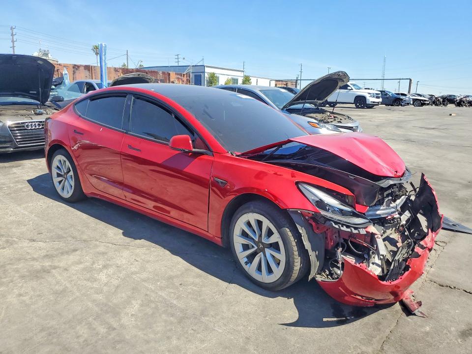 2022 Tesla Model 3 მანქანა იყიდება აუქციონზე, vin: 5YJ3E1EA4NF203522, აუქციონის ნომერი: 46220986