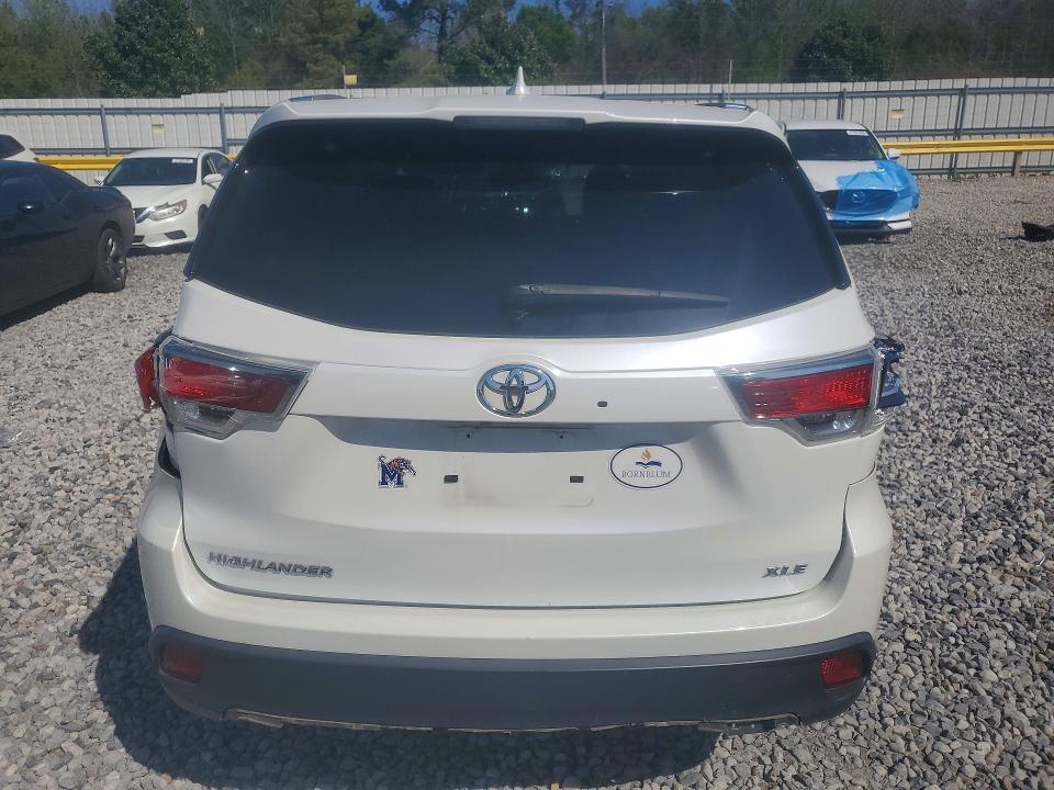 2015 Toyota Highlander მანქანა იყიდება აუქციონზე, vin: 5TDKKRFH7FS109386, აუქციონის ნომერი: 47792296
