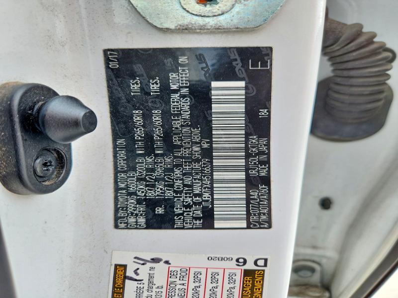 41714906 :رقم المزاد ، JTJBM7FX4H5166379 vin ، 2017 Lexus Gx 460 مزاد بيع
