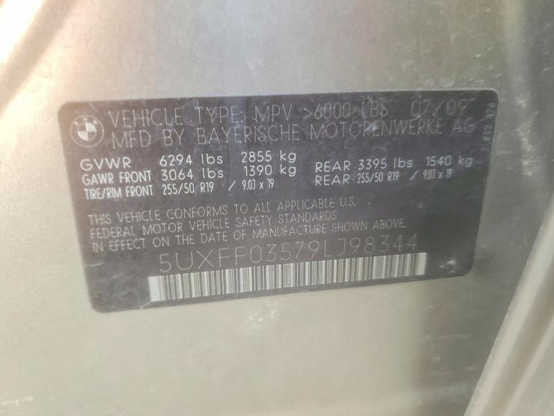 Продажа на аукционе авто 2009 Bmw X5, vin: 5UXFF03579LJ98344, номер лота: 79438775