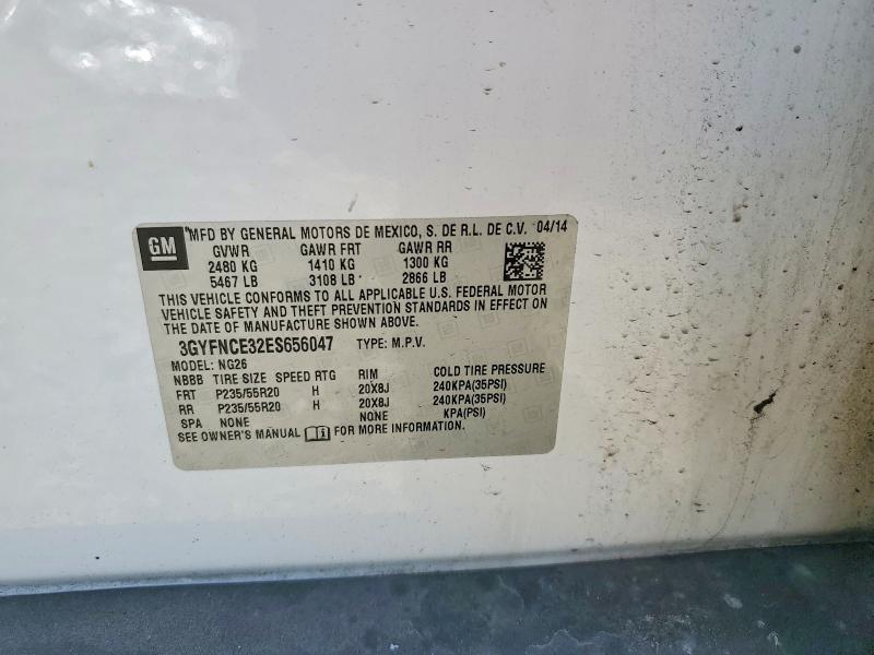 Aukcja sprzedaży 2014 Cadillac Srx, vin: 3GYFNCE32ES656047, numer aukcji: 41918726