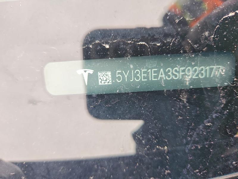 Aukcja sprzedaży 2025 Tesla Model 3, vin: 5YJ3E1EA3SF923177, numer aukcji: 79959445