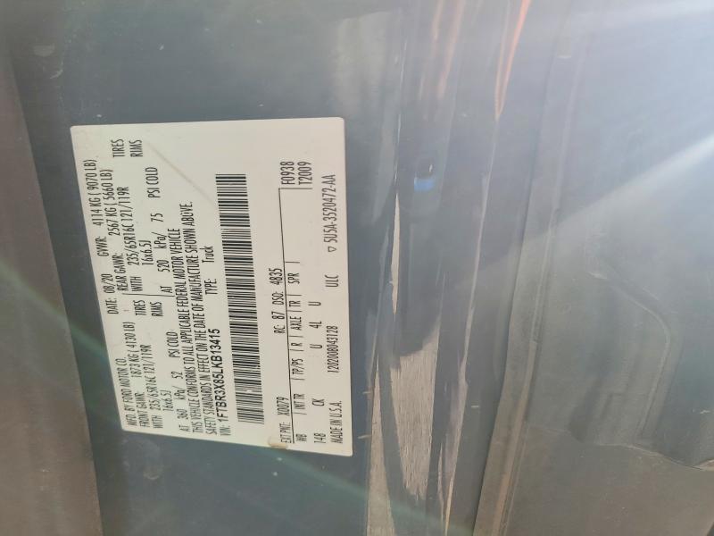 79911895 :رقم المزاد ، 1FTBR3X85LKB13415 vin ، 2020 Ford Transit مزاد بيع
