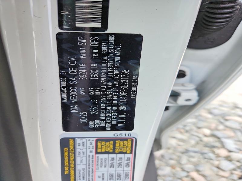 Aukcja sprzedaży 2025 Kia K4, vin: 3KPFU4DE9SE231758, numer aukcji: 46462766