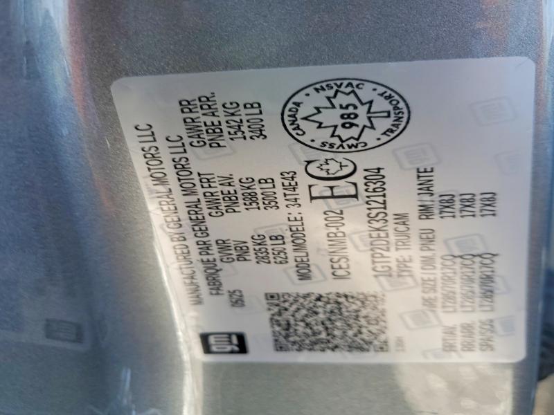 Auction sale of the 2025 Gmc Canyon, vin: 1GTP2DEK3S1216304, lot number: 41789086