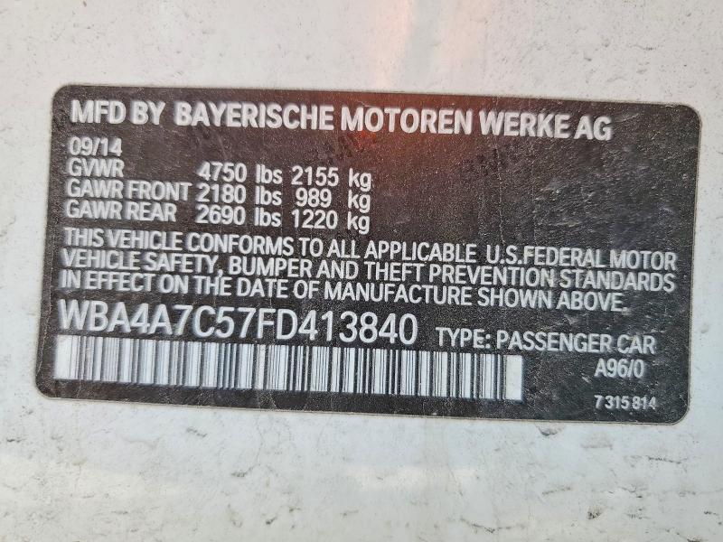 Продаж на аукціоні авто 2015 Bmw 428, vin: WBA4A7C57FD413840, номер лоту: 47595606