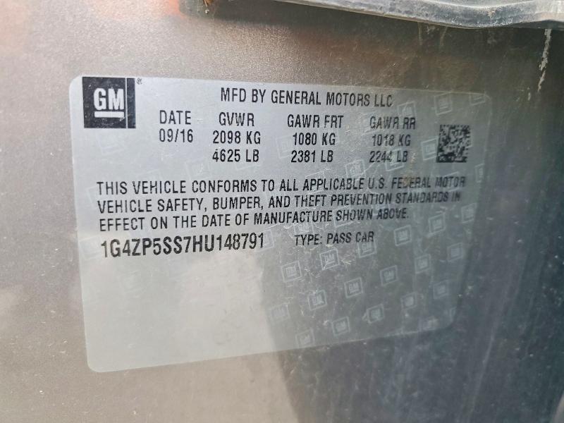 Продаж на аукціоні авто 2017 Buick Lacrosse, vin: 1G4ZP5SS7HU148791, номер лоту: 47161306