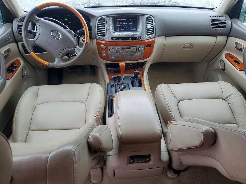 2005 Lexus Lx 470 მანქანა იყიდება აუქციონზე, vin: JTJHT00WX54001698, აუქციონის ნომერი: 46155186