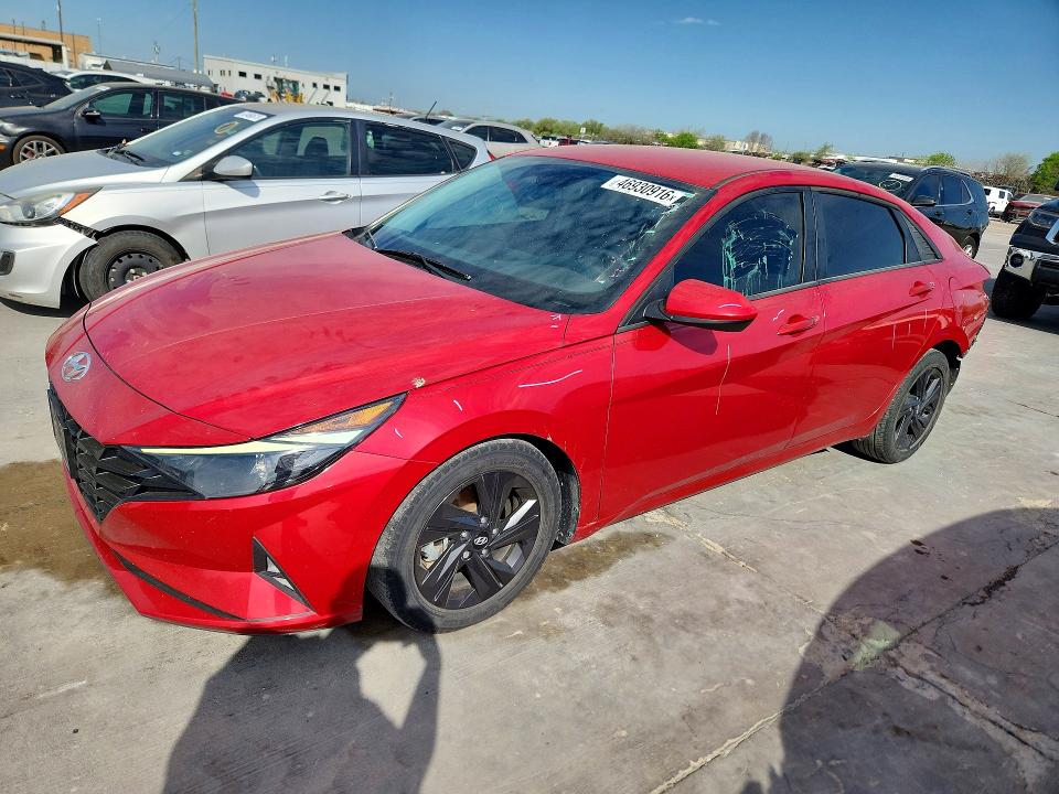 2021 Hyundai Elantra მანქანა იყიდება აუქციონზე, vin: 5NPLS4AG1MH051977, აუქციონის ნომერი: 46930916