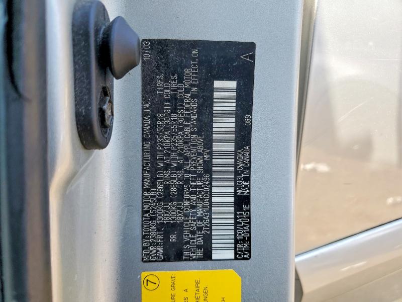 Продажа на аукционе авто 2004 Lexus Rx 330, vin: 2T2GA31U04C002496, номер лота: 47707606
