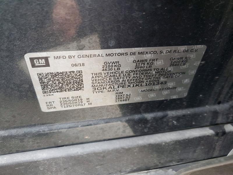 Продаж на аукціоні авто 2019 Gmc Terrain, vin: 3GKALPEX1KL101343, номер лоту: 41792556