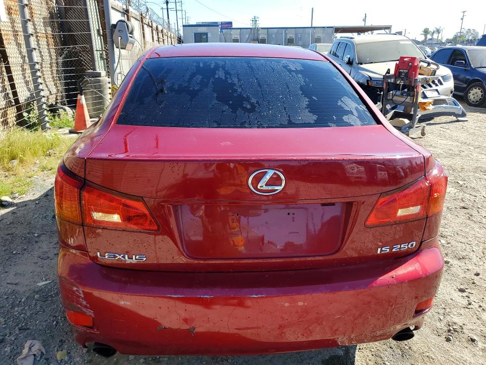 45502646 :رقم المزاد ، JTHBK262765022515 vin ، 2006 Lexus Is 250 مزاد بيع