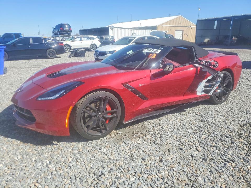 79625425 :رقم المزاد ، 1G1YK3D70F5106474 vin ، 2015 Chevrolet Corvette مزاد بيع