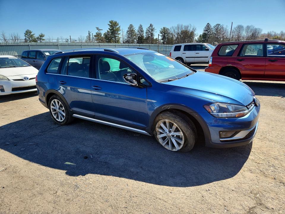 2019 Volkswagen Golf Alltrack მანქანა იყიდება აუქციონზე, vin: 3VWH17AU5KM520346, აუქციონის ნომერი: 42010706