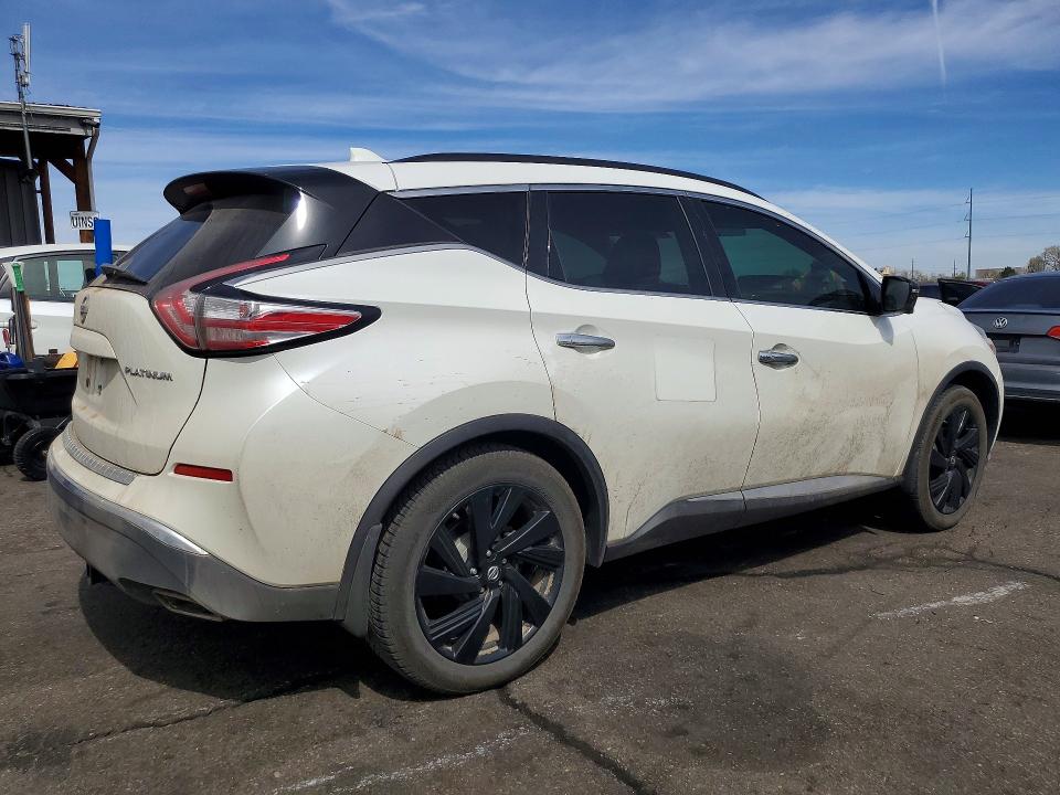 2017 Nissan Murano მანქანა იყიდება აუქციონზე, vin: 5N1AZ2MG1HN173050, აუქციონის ნომერი: 47401156