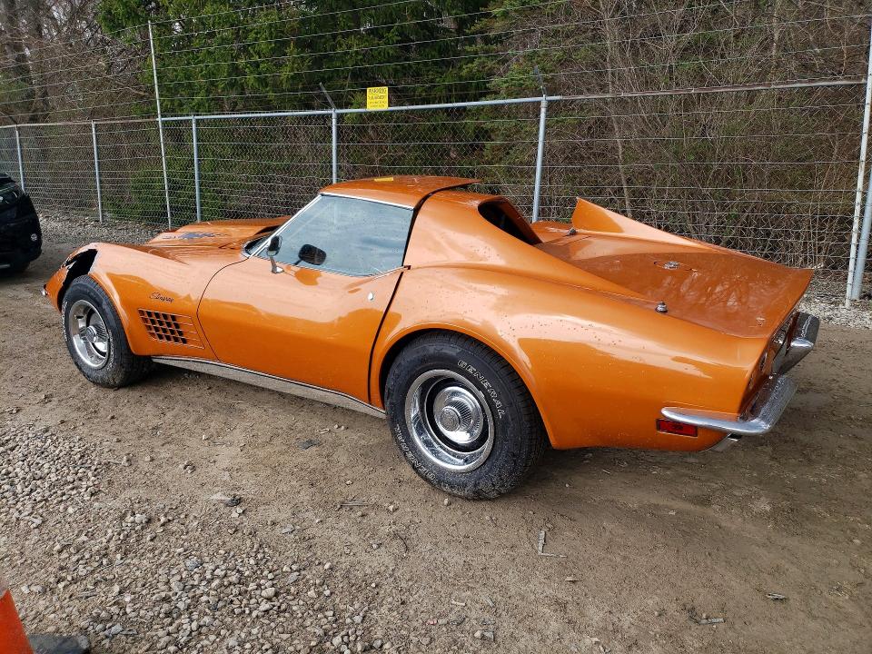 Aukcja sprzedaży 1971 Chev Corvette, vin: 194371S117256, numer aukcji: 48303606