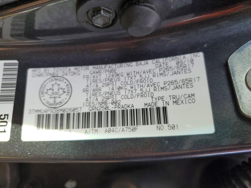 Продаж на аукціоні авто 2011 Toyota Tacoma, vin: 3TMMU4FN3BM026057, номер лоту: 41777806