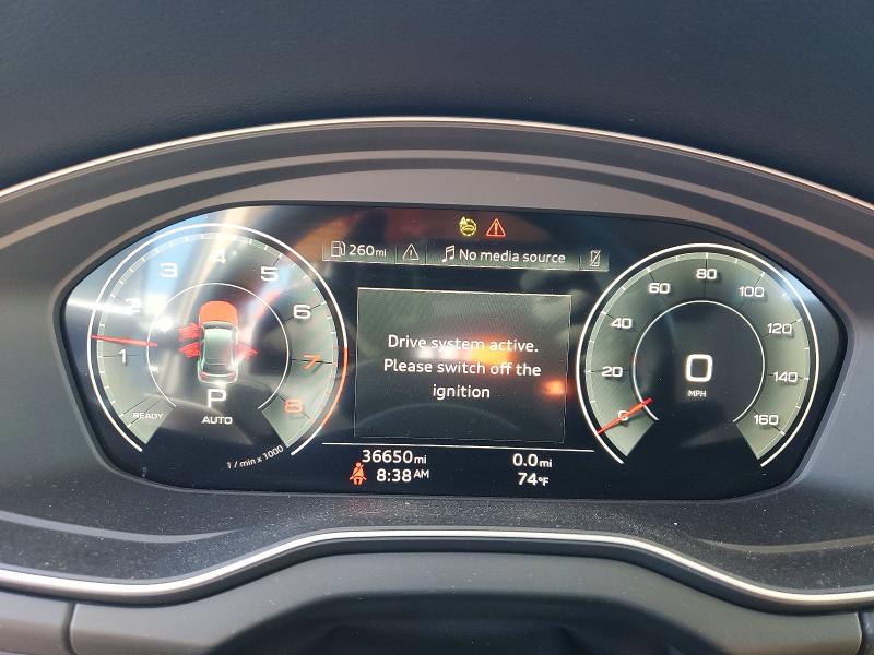 2022 Audi Q5 მანქანა იყიდება აუქციონზე, vin: WA1EAAFYXN2029260, აუქციონის ნომერი: 46627296