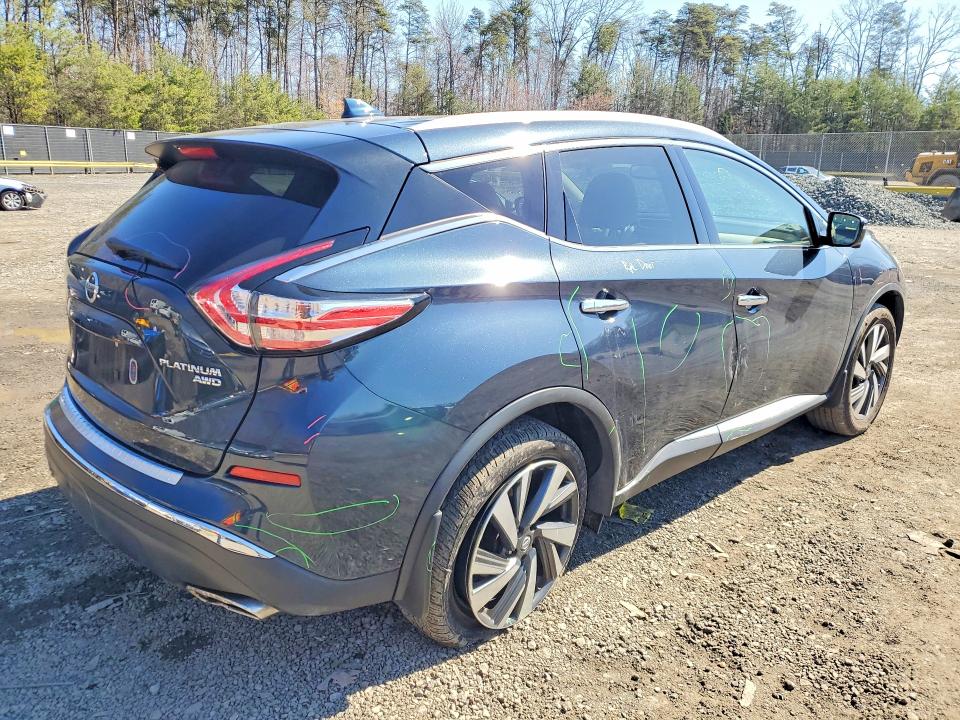 Продажа на аукционе авто 2018 Nissan Murano, vin: 5N1AZ2MH2JN195752, номер лота: 46862886