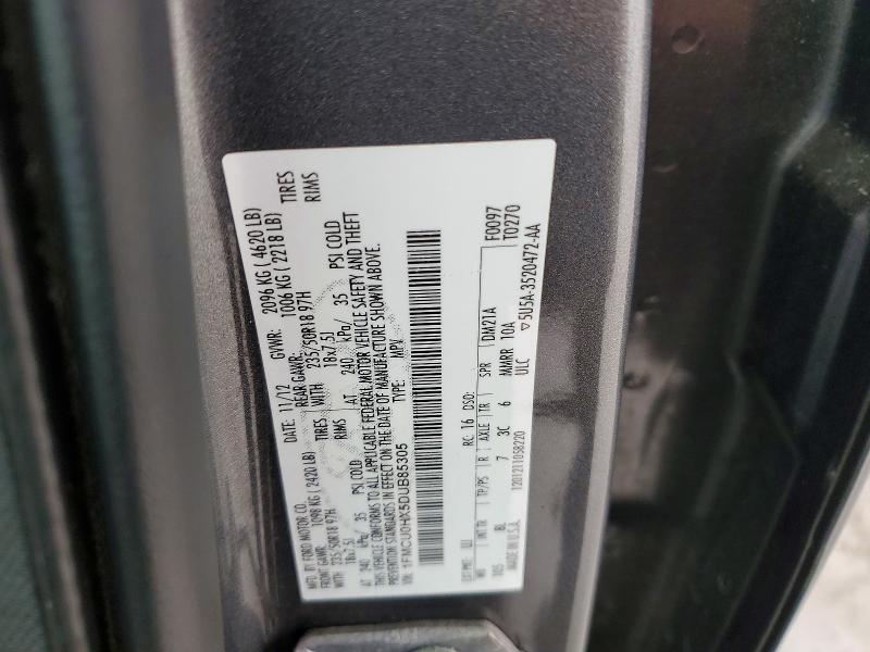Aukcja sprzedaży 2013 Ford Escape, vin: 1FMCU0HX5DUB85305, numer aukcji: 46816176