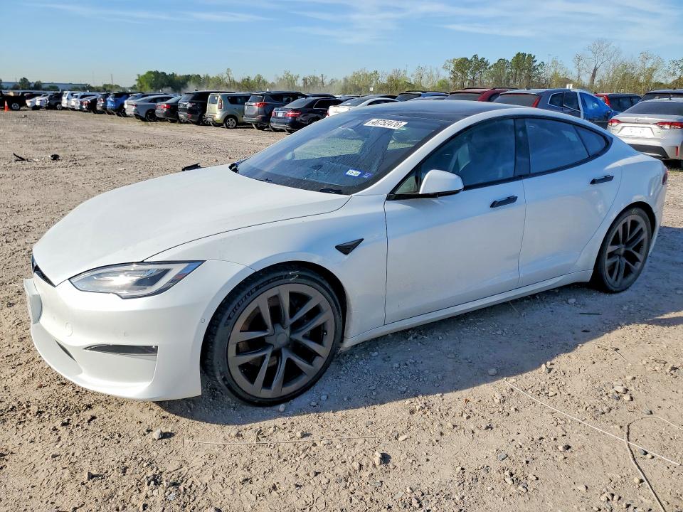 2021 Tesla Model S მანქანა იყიდება აუქციონზე, vin: 5YJSA1E67MF431855, აუქციონის ნომერი: 46752476