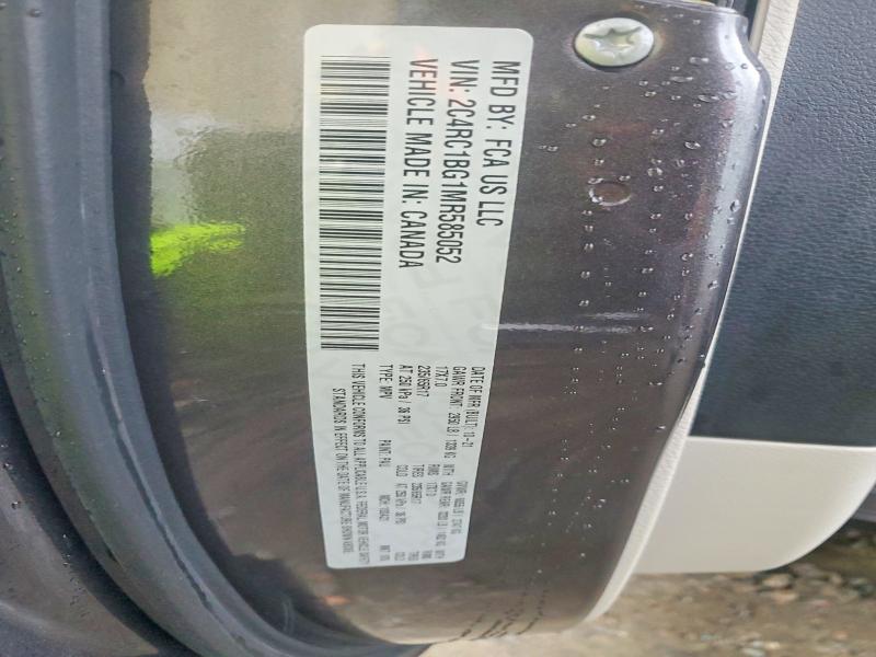 Продажа на аукционе авто 2021 Chrysler Pacifica, vin: 2C4RC1BG1MR585052, номер лота: 45598906