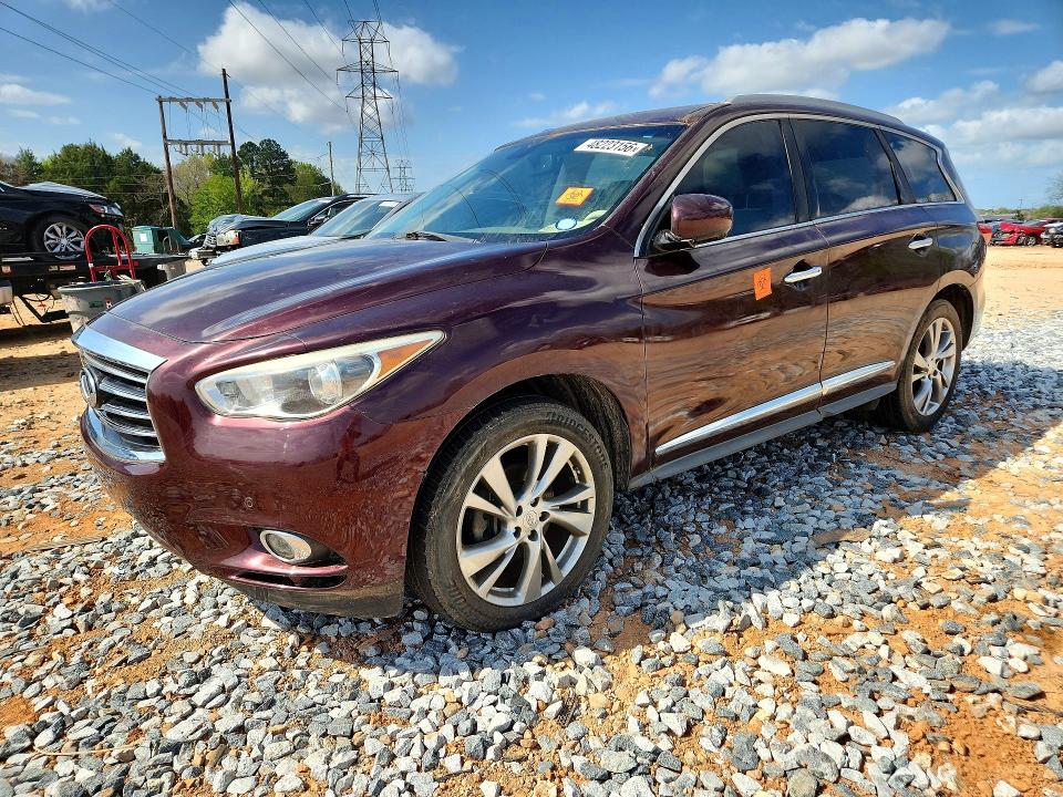 48223156 :رقم المزاد ، 5N1AL0MM7DC349522 vin ، 2013 Infiniti Jx35 مزاد بيع