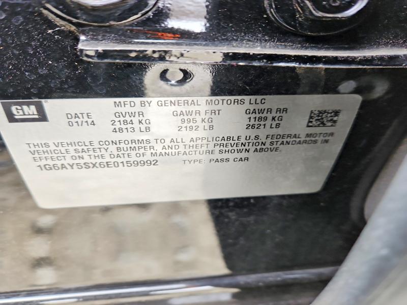 Продажа на аукционе авто 2014 Cadillac Cts, vin: 1G6AY5SX6E0159992, номер лота: 45888406