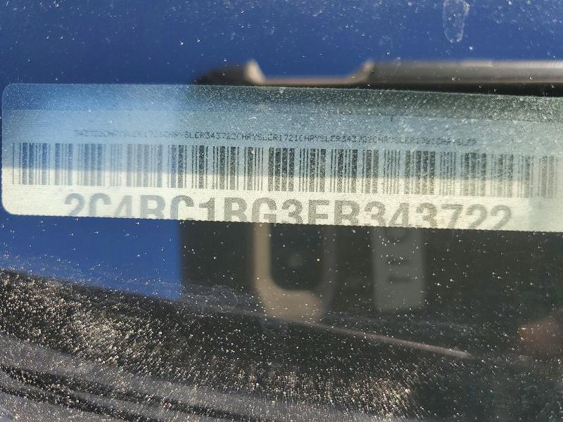 Aukcja sprzedaży 2014 Chrysler Town & Country, vin: 2C4RC1BG3ER343722, numer aukcji: 45772686