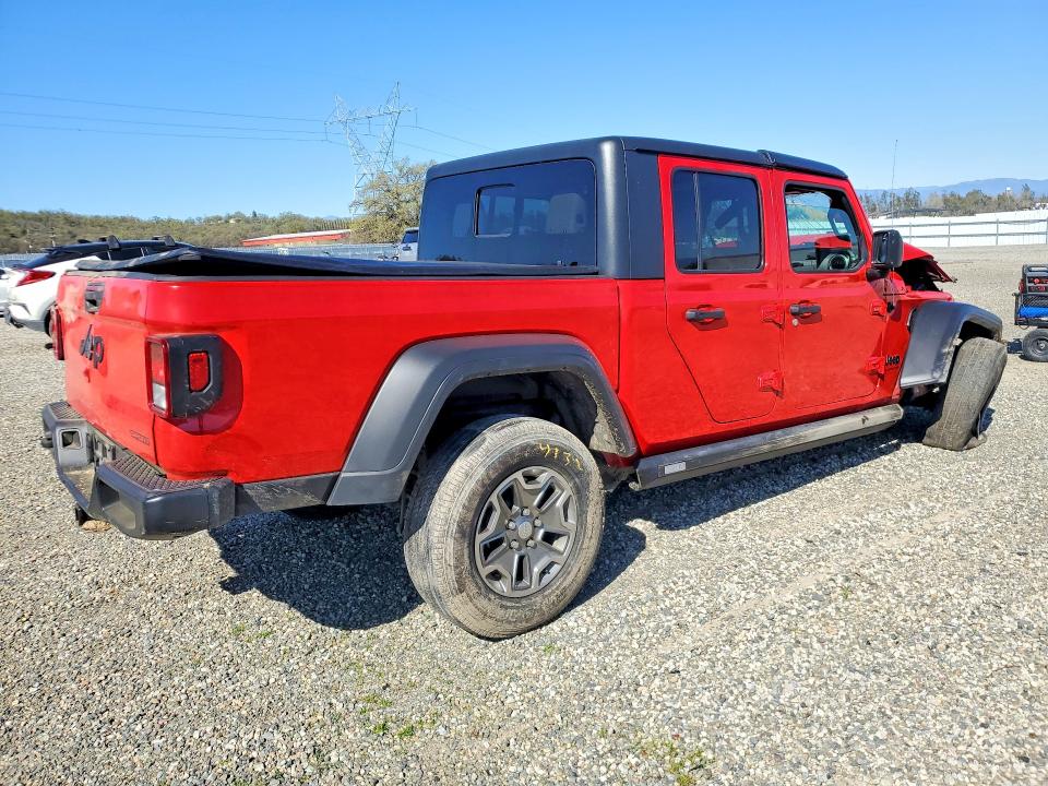 2020 Jeep Gladiator მანქანა იყიდება აუქციონზე, vin: 1C6HJTAGXLL108407, აუქციონის ნომერი: 41842526