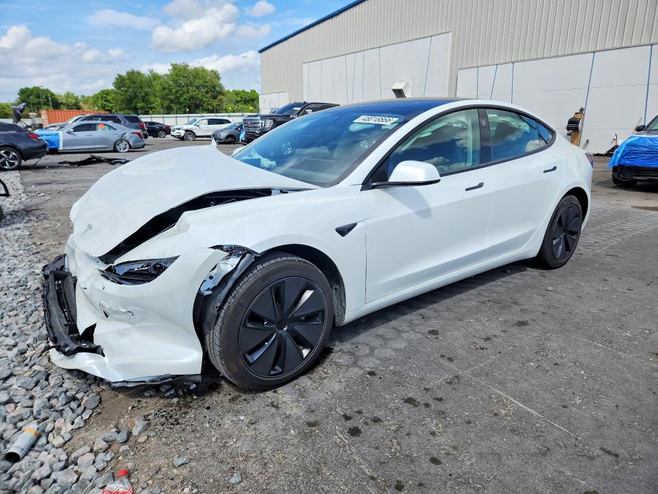 2025 Tesla Model 3 მანქანა იყიდება აუქციონზე, vin: 5YJ3E1EA6SF035541, აუქციონის ნომერი: 48018866