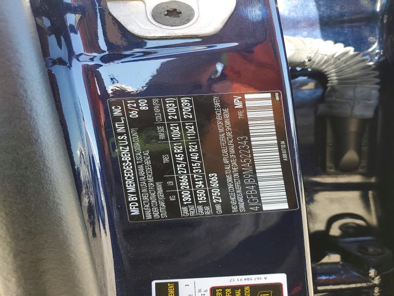 Продаж на аукціоні авто 2021 Mercedes-benz Gle, vin: 4JGFB4JB9MA522343, номер лоту: 41780166