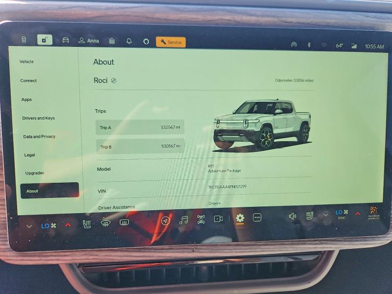 Aukcja sprzedaży 2023 Rivian R1t, vin: 7FCTGAAA6PN021299, numer aukcji: 46440956