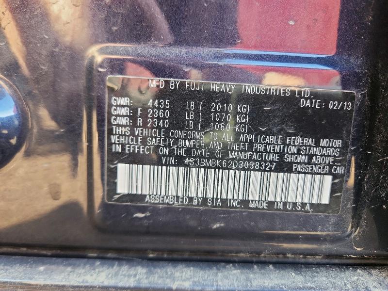 Продажа на аукционе авто 2013 Subaru Legacy, vin: 4S3BMBK62D3038327, номер лота: 47072926