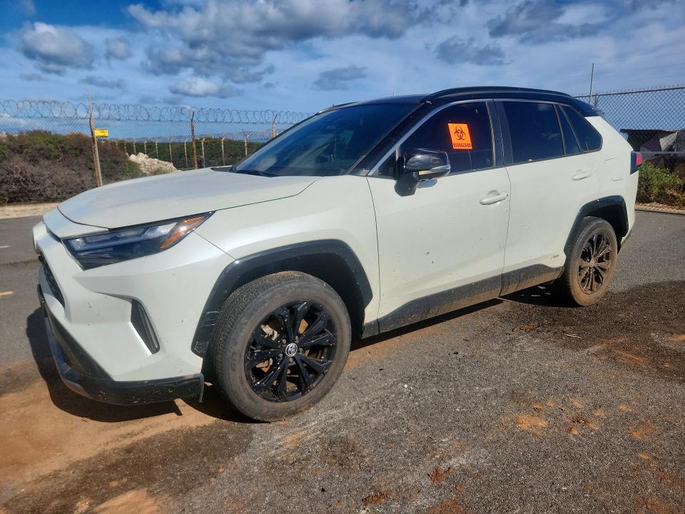 48174736 :رقم المزاد ، JTME6RFV7NJ023062 vin ، 2022 Toyota Rav4 Hybrid مزاد بيع