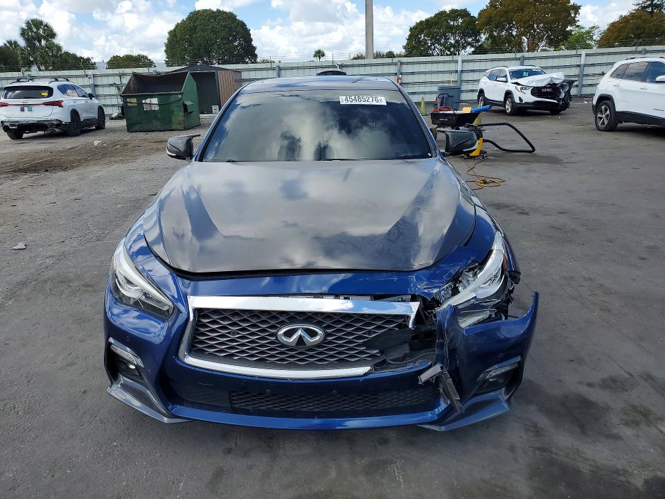 2019 Infiniti Q50 მანქანა იყიდება აუქციონზე, vin: JN1FV7AR1KM801083, აუქციონის ნომერი: 45485276