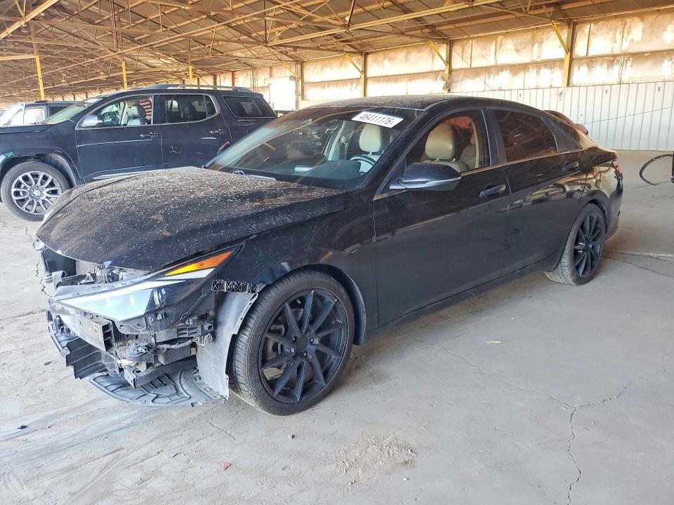 Продаж на аукціоні авто 2021 Hyundai Elantra, vin: 5NPLP4AGXMH009552, номер лоту: 46411176