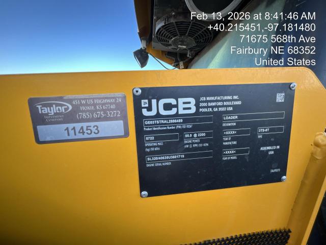 2020 Jcb Construction Equipment მანქანა იყიდება აუქციონზე, vin: SL32040635U36017, აუქციონის ნომერი: 41996286