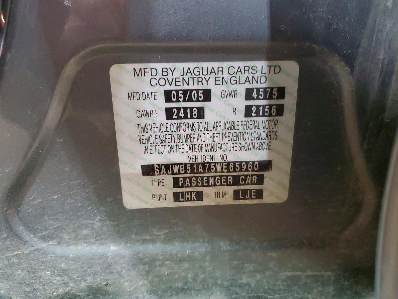 Продажа на аукционе авто 2005 Jaguar X-type, vin: SAJWB51A75WE65960, номер лота: 47211596