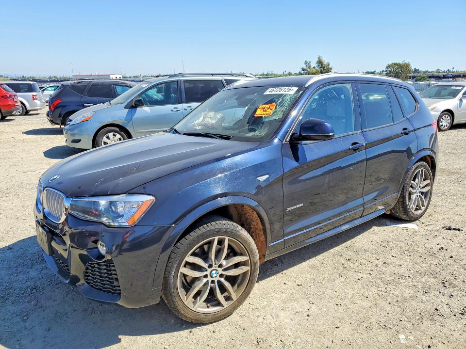 2017 Bmw X3 მანქანა იყიდება აუქციონზე, vin: 5UXWX7C53H0U41332, აუქციონის ნომერი: 46426126