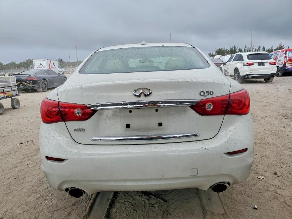 45845546 :رقم المزاد ، JN1BV7AR7EM682541 vin ، 2014 Infiniti Q50 مزاد بيع