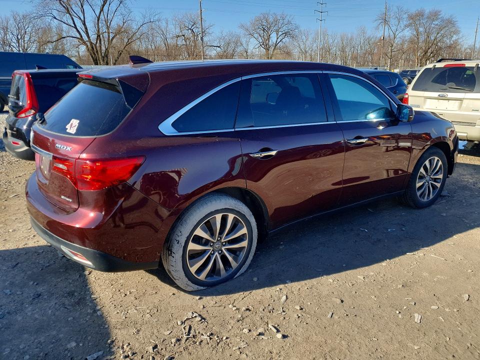 46451986 :رقم المزاد ، 5FRYD4H40GB007692 vin ، 2016 Acura Mdx مزاد بيع